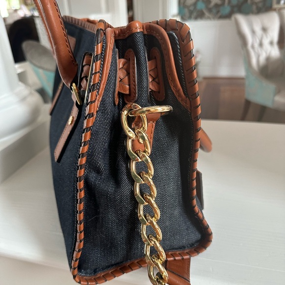 Michael Kors, denim and leather purse - Picture 5 of 7